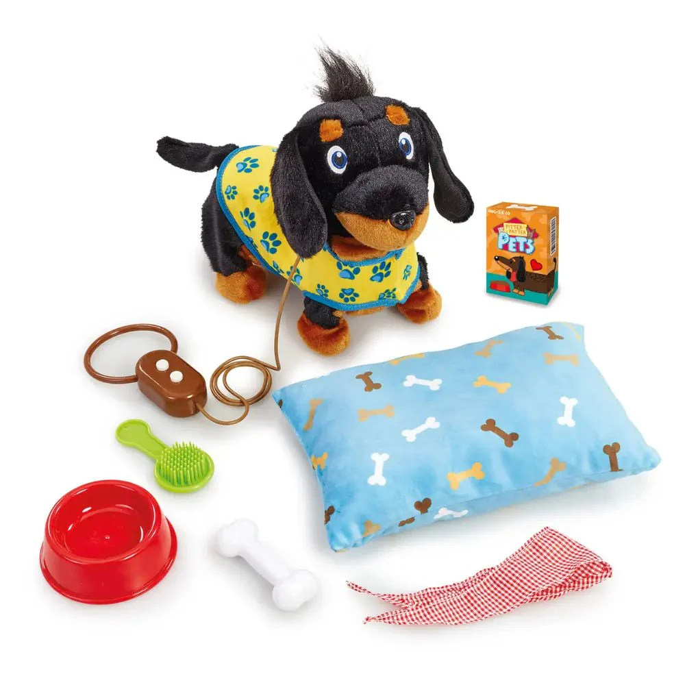 ADDO Wiggle Jiggle Dachshund Deluxe – Interactive Plush Puppy - Image 2