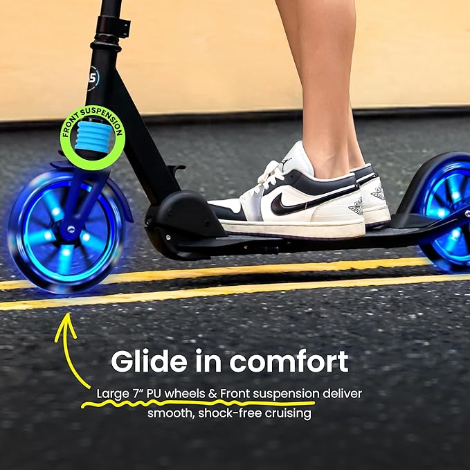 Aero Folding Scooter Blue A1 - Image 5