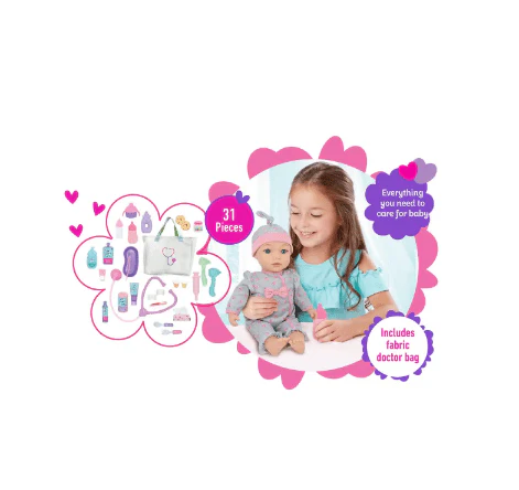 Baby Maziuna Baby's First Check Up 15-Inch BM3881 - Image 3