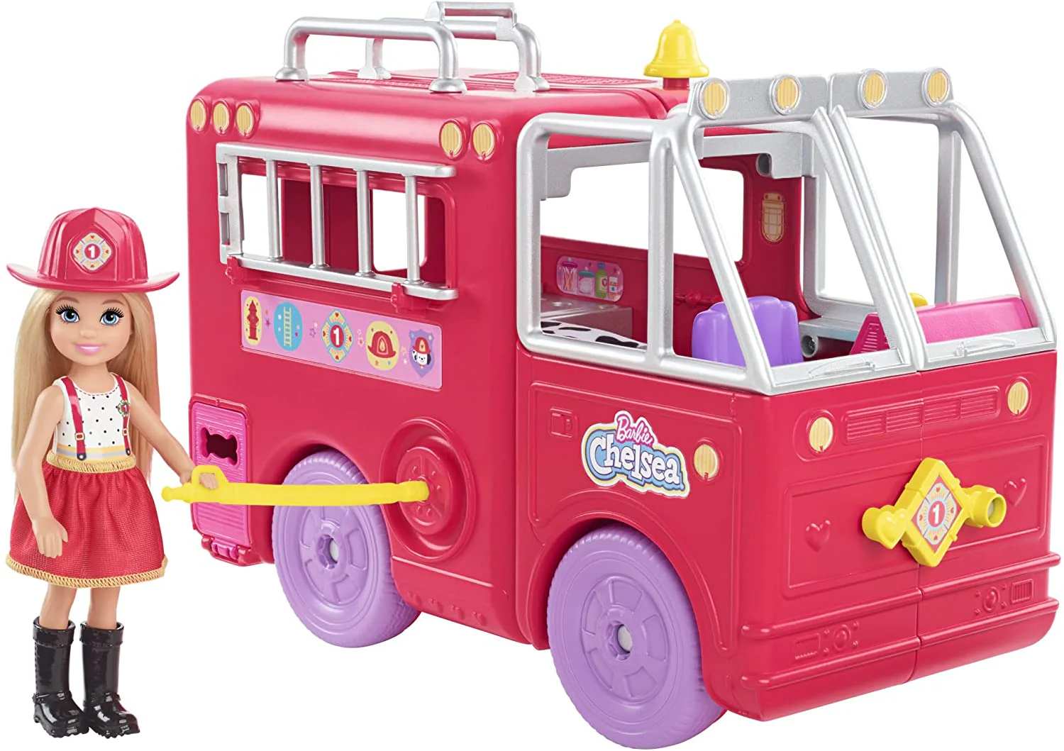 Barbie Chelsea Can Be Firetruck Playset HCK73 - Image 4