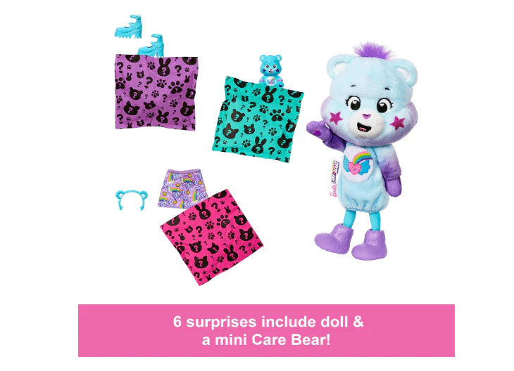 Barbie Chelsea Cutie Reveal Care Bears Series 2 Asstd. JGH75 - Image 2