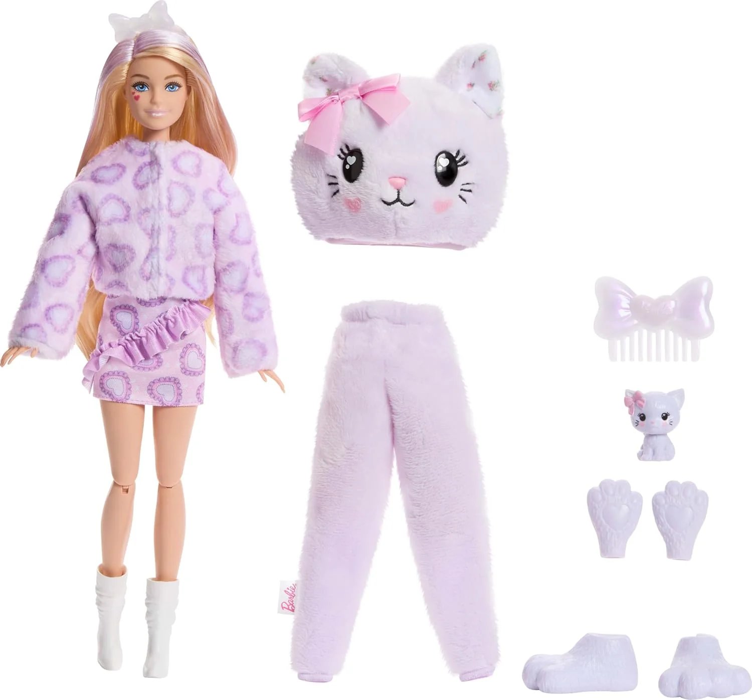 Barbie Cutie Reveal Care Bears Doll White JJP64 - Image 6