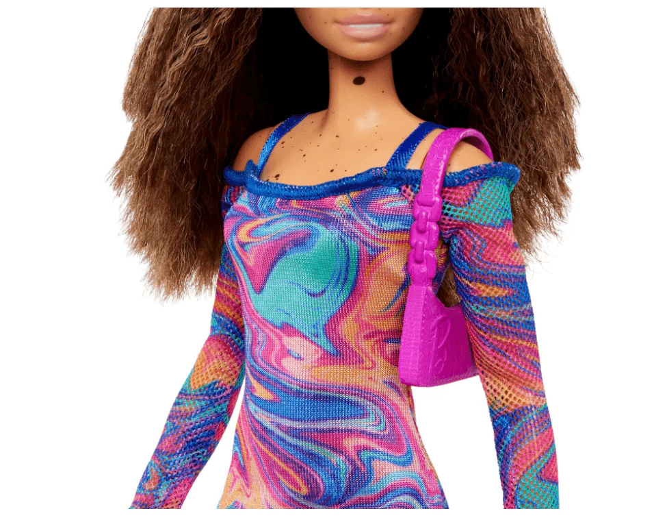 Barbie Fashionista Doll - Rainbow Marble Swirl HJT03 - Image 4