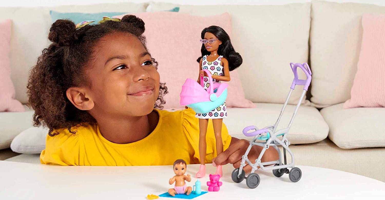 Barbie Skipper Babysitters Inc. Playset - Curly Brunette Hair FHY97/HHB68 - Image 4
