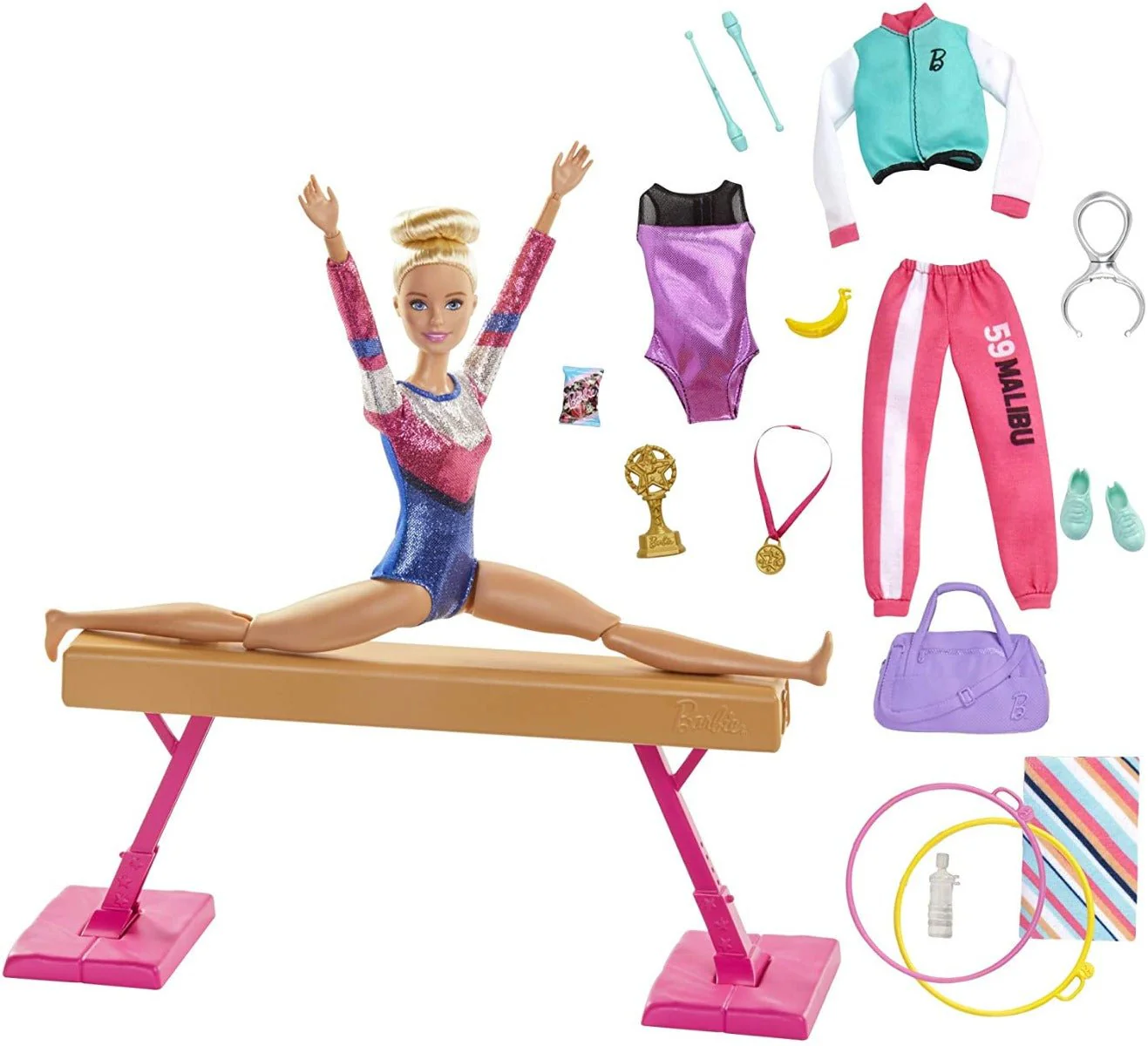 Barbie You Can Be Anything Gymnast Doll Playset GJM72