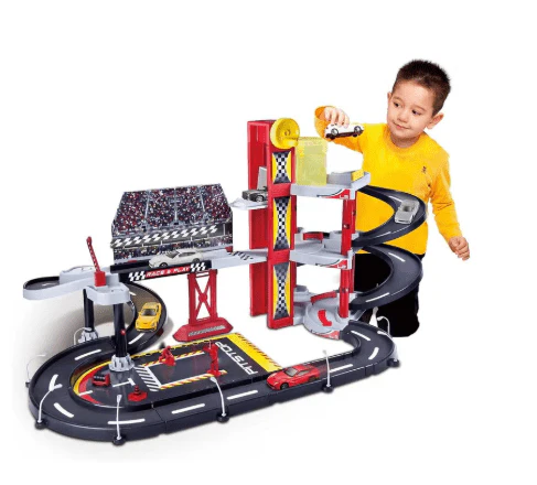 BBurago Ferrari Parking Garage Race Car Trackset 18-31204 - Image 3