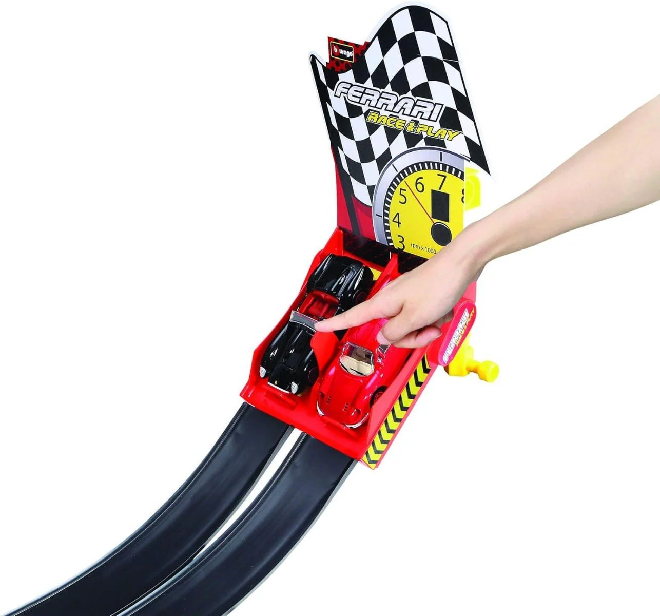 BBurago Ferrari Race And Play Dual Loop Playset - Image 7