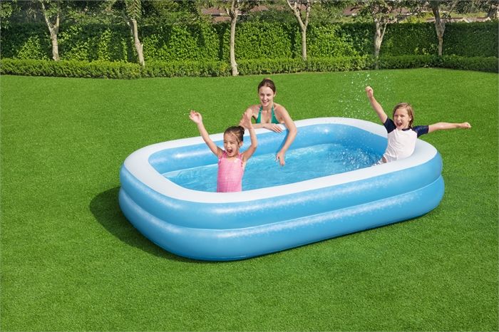 Bestway Blue Rectangular Pool 87x69x20 inch 54006 - Image 2
