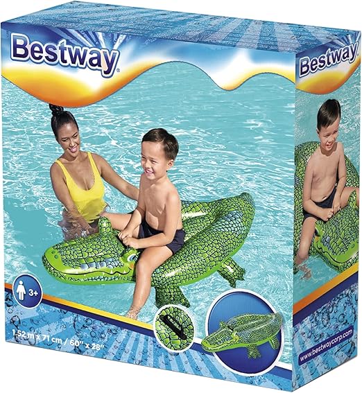 Bestway Crocodile Rider 152cm x 71cm 41477 - Image 3