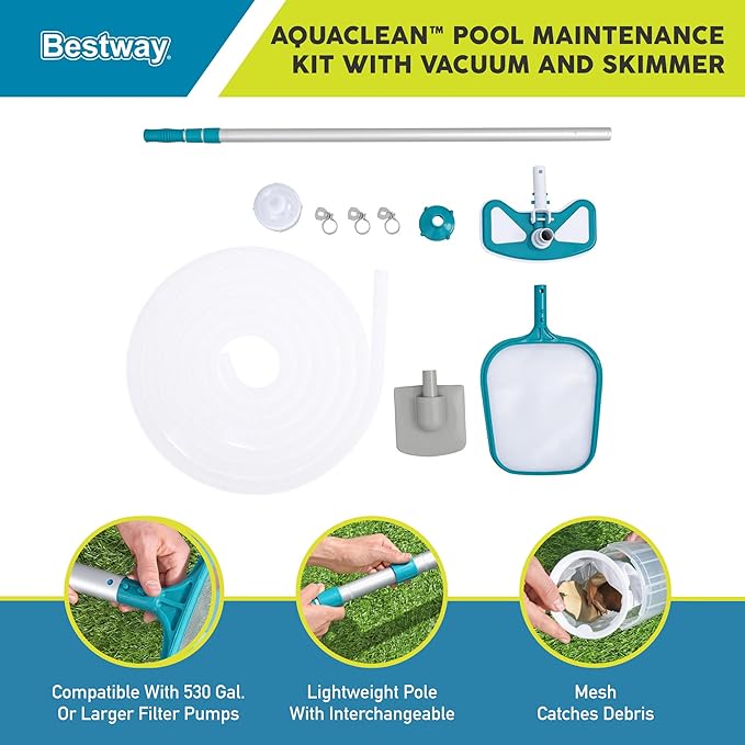 Bestway Flowclear Aquaclean Pool Cleaning Kit 58234 - Image 9