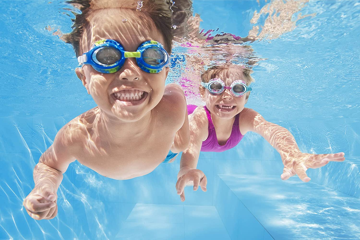 Bestway Hydro-Swim Summer Swirl Goggles 21099 - Image 2