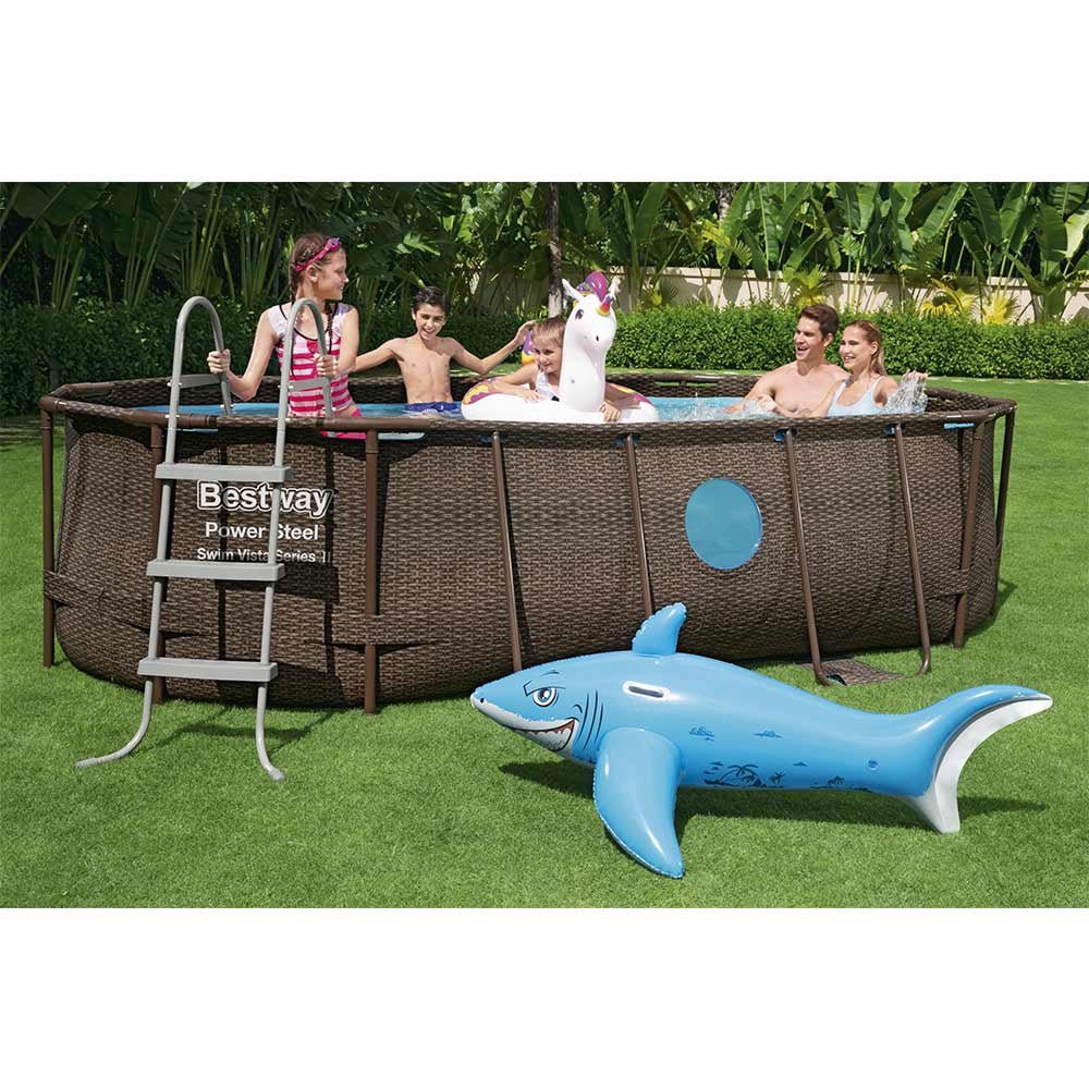 Bestway Power Steel Swim Vista Series II Frame Pool Oval 4.27mx2.50mx1m 56714 - Image 7
