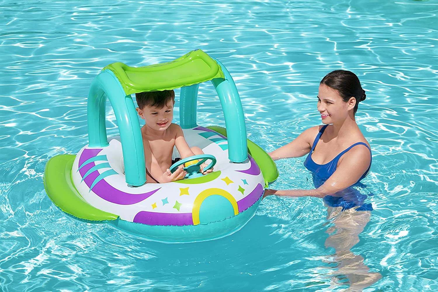 Bestway Space Splash Baby Boat 1.07mx1.12m 34149 - Image 2
