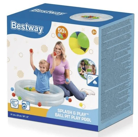 Bestway Splash & Play Ball Pit Play Pool 91cmx20cm 51141