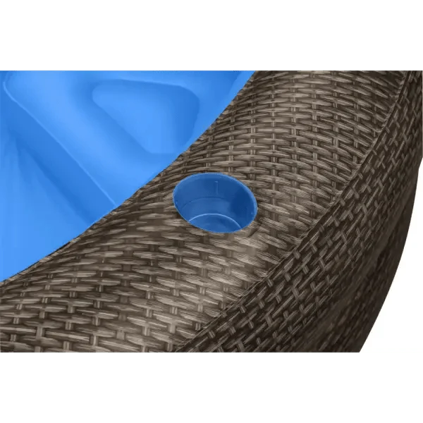 Bestway Tru Print Wicker Family Pool 2.31 x 1.78 x 53cm 54426