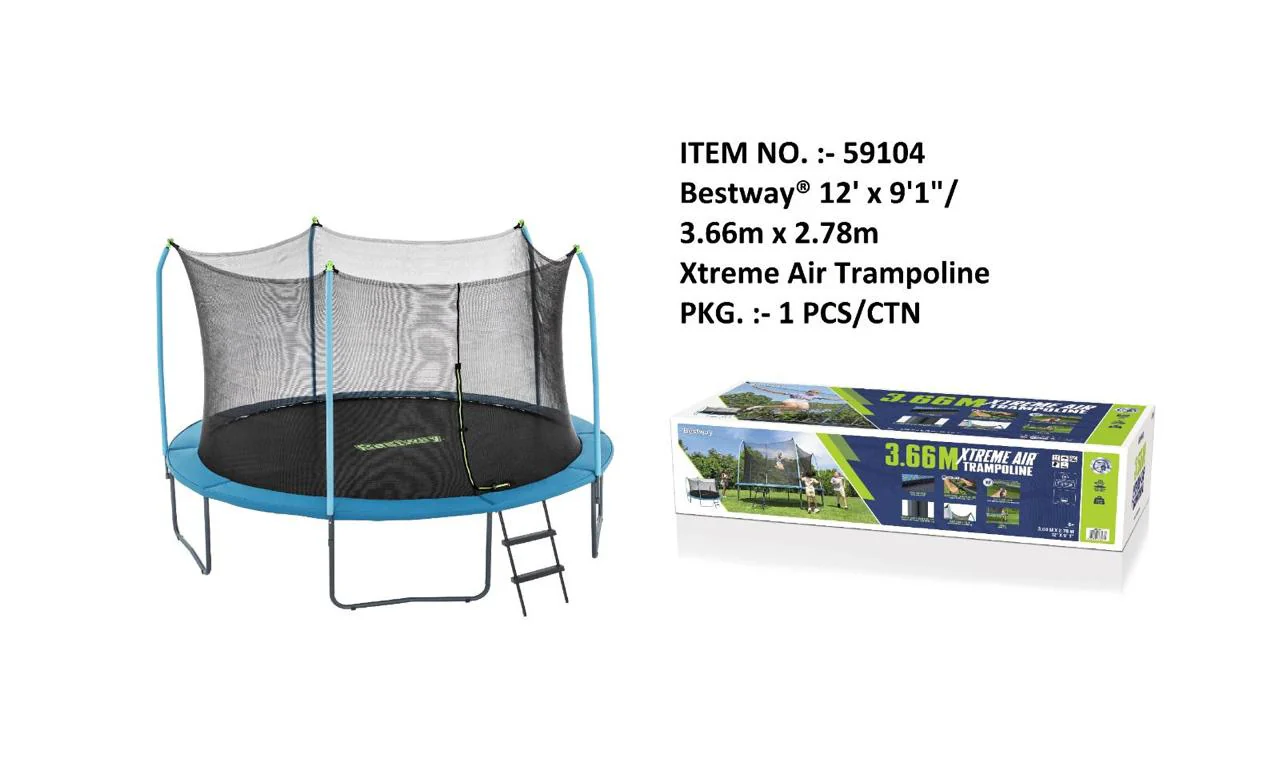 Bestway Xtrem Air Trampoline 10-Feet 3.66m x 2.78m 59104 - Image 2