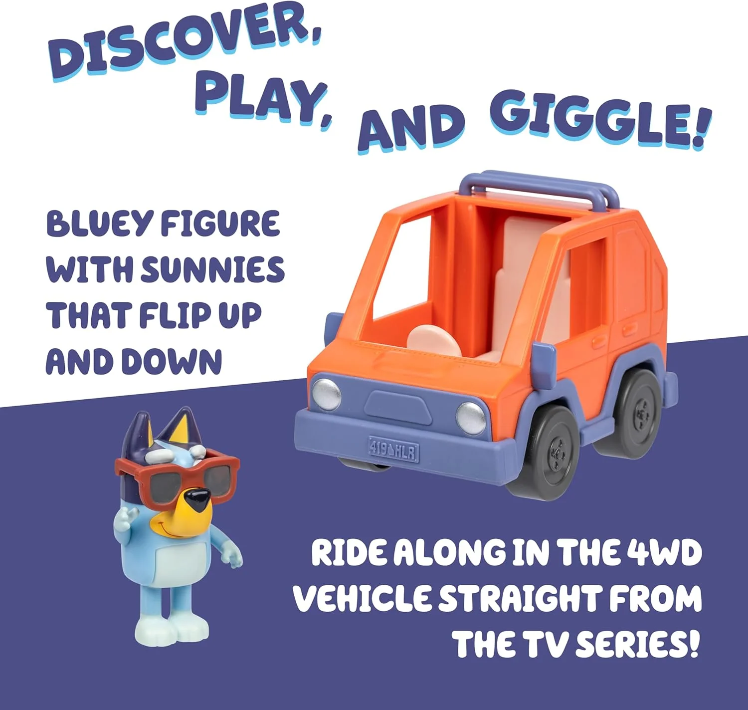 Bluey S13 Basic Vehicle 4Wd & Bluey 18926 - Image 6