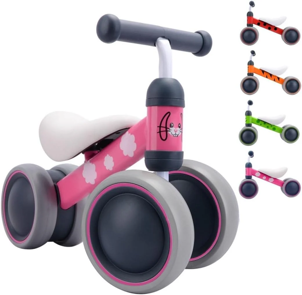 BOLDCUBE Baby Balance Bike Bonnie Bunny (Pink) - Image 2