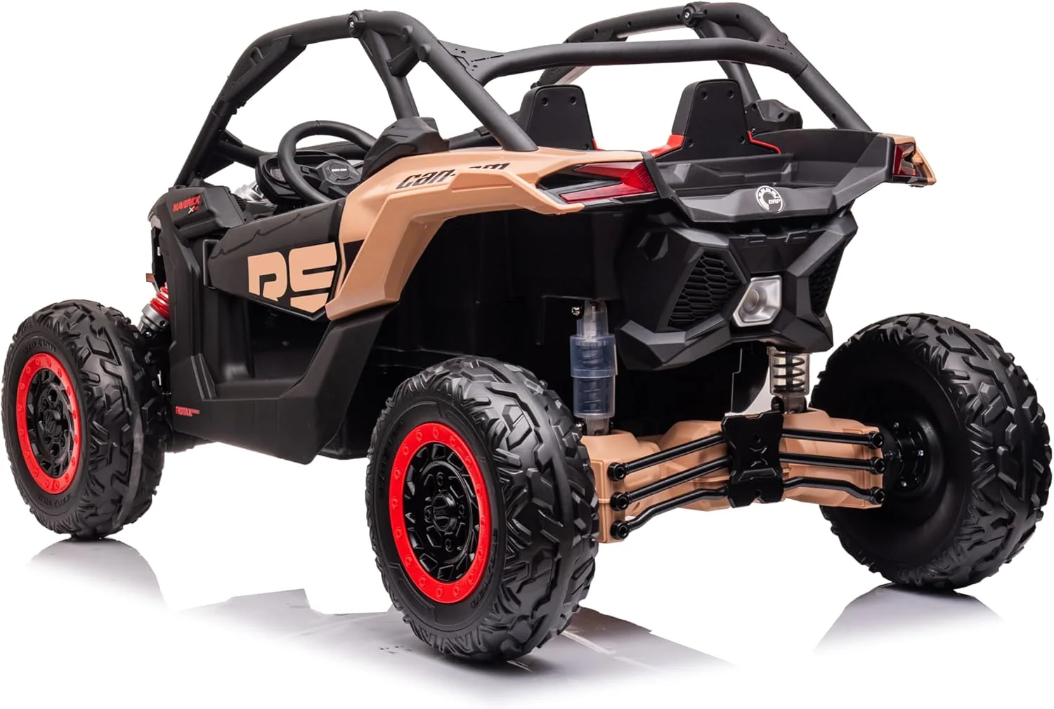 Can-Am Maverick Turbo RR Truck Plastic 12V14AH/4M Black/Gold DK-CA001 - Image 8