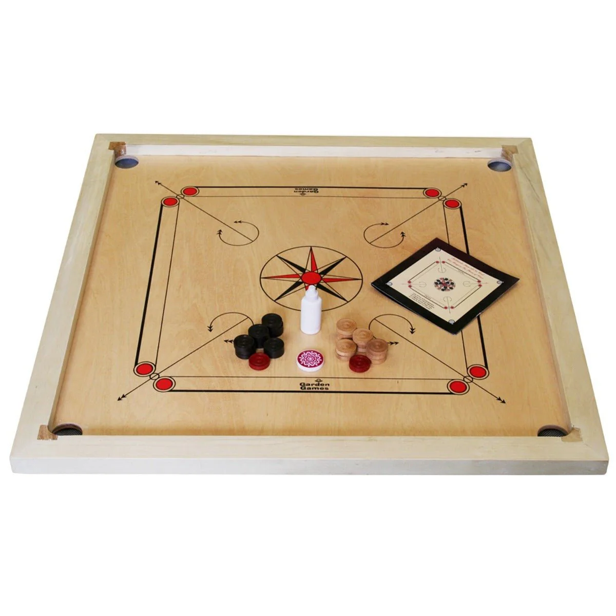 Carrom Board 33x33 Natural Board Game - Image 2