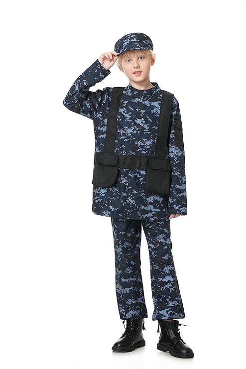 Costume Military Blue 443 8-9