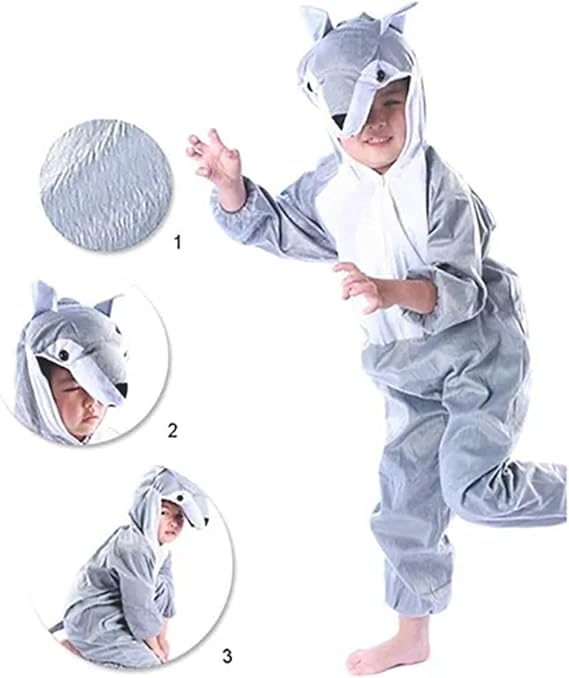 Costume Wolf Silver 87 2-3 - Image 3