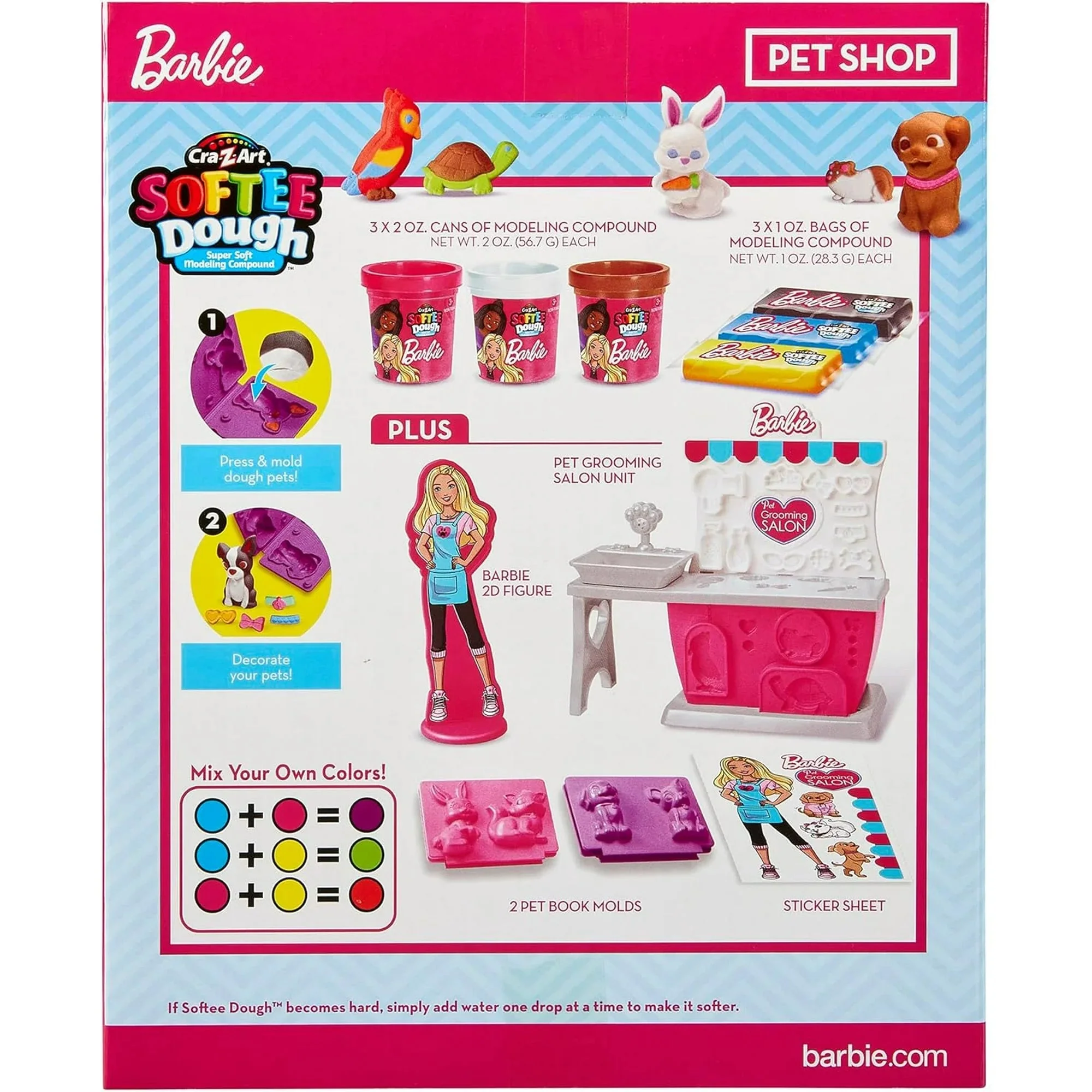 Cra-Z-Art Barbie Softee Dough Pet Shop - Image 2