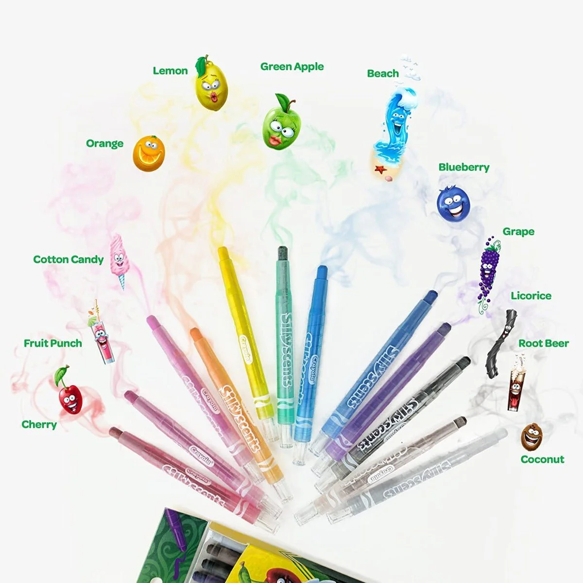 Crayola Silly Scents Mini Twistable Crayons 12ct 52-9612 - Image 3