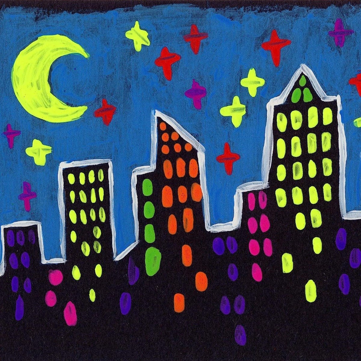 Crayola Washable Neon Paint Set 54-2390 - Image 6