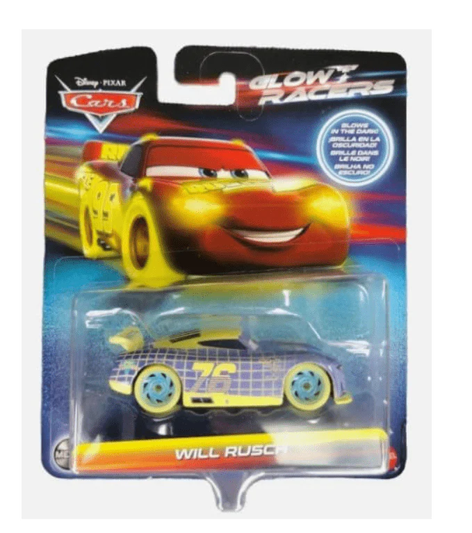 Disney Cars Pixar Glow Racers Will Rusch HVF08
