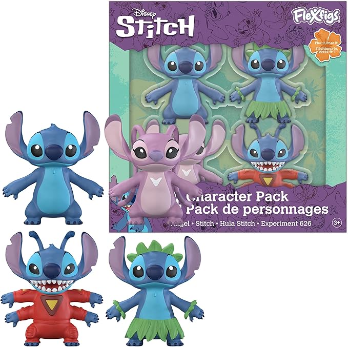 Flexfigs Stitch 4 Character Pack Asst TCG-55294 - Image 3