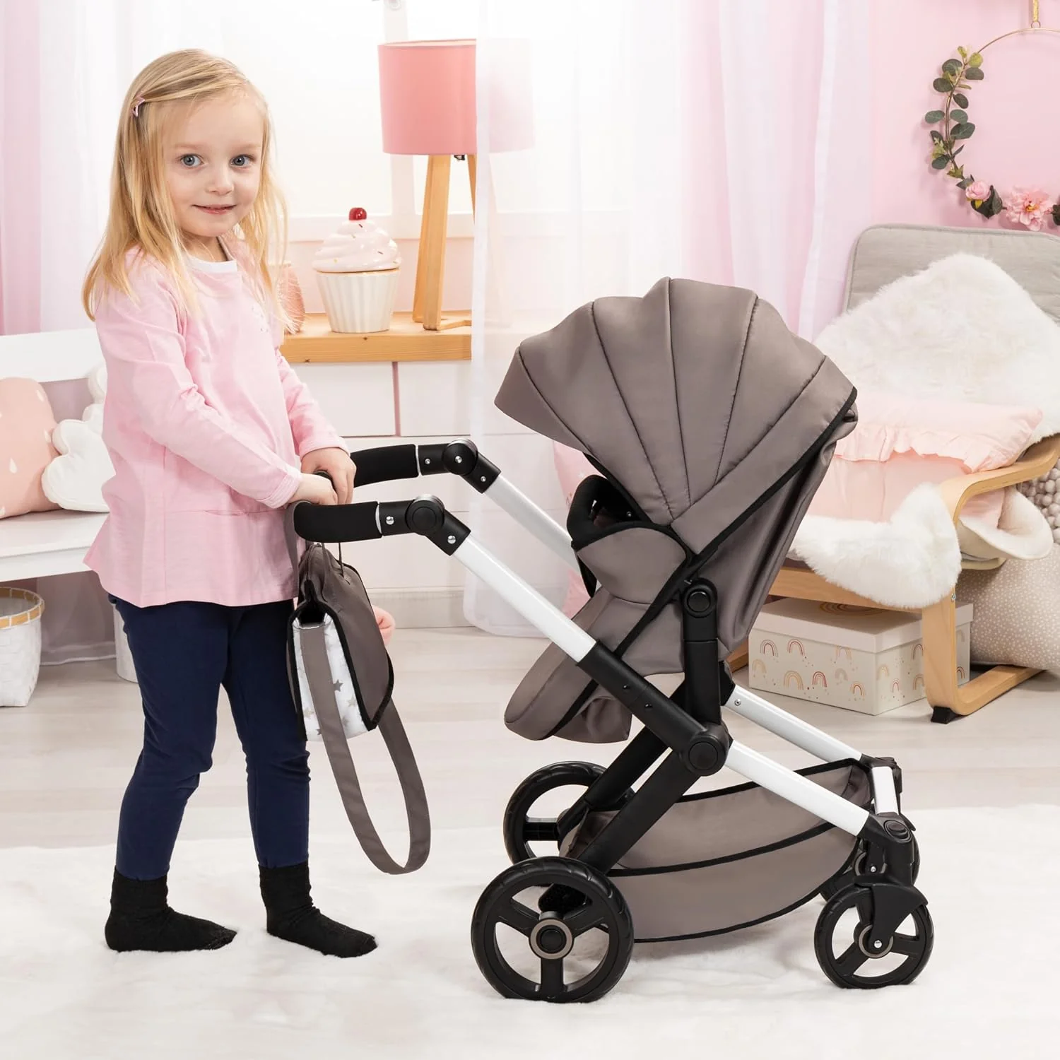 Dolls Pram Xeo 17086AB - Image 3