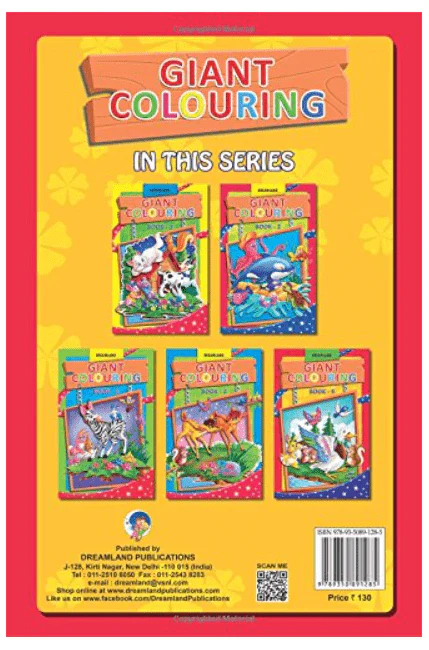 Dreamland Giant Colouring Book 5 91285 - Image 2