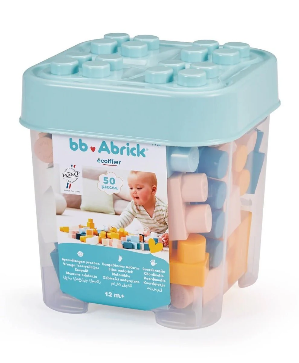 Ecoiffier BB Abrick My First Bricks 50pcs 7600007916 - Image 2