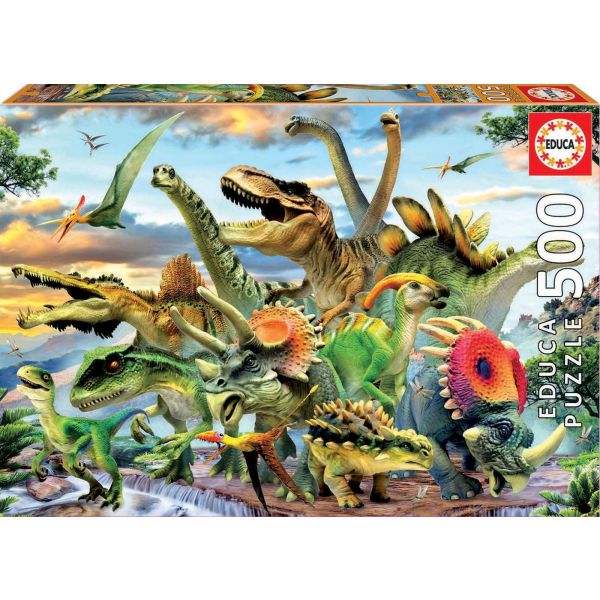Educa Dinosaur Puzzle 500pc 17961