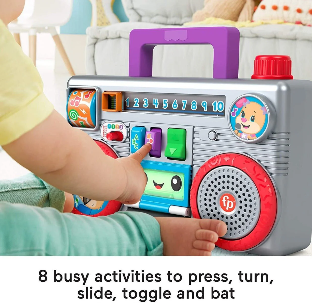 Fisher-Price Laugh Learn Busy Boombox GYC18