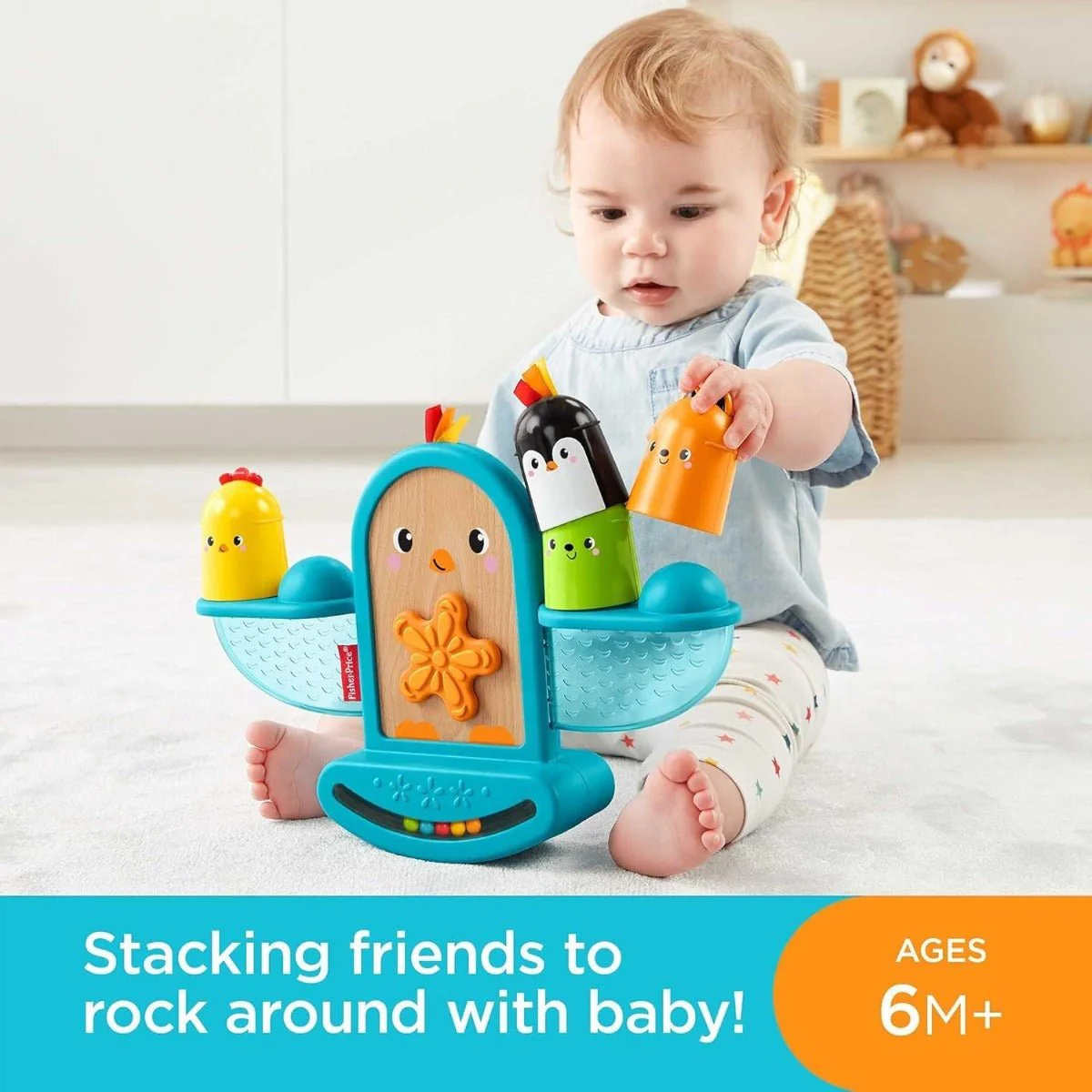 Fisher Price Stack and Rattle Birdie  GJW26 - Image 2
