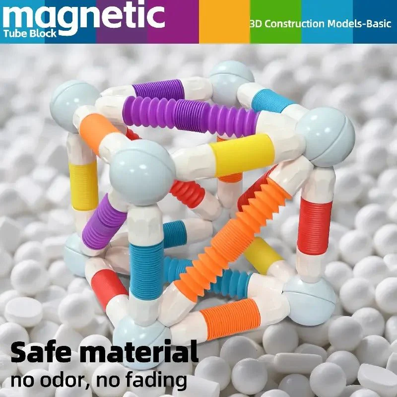 Flexible Magnetic Tube Block 108-Pcs CH1456 - Image 5