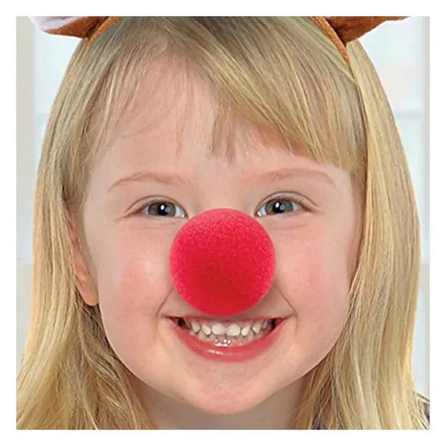 Foam Reindeer Noses 4-Pcs 396591 - Image 2