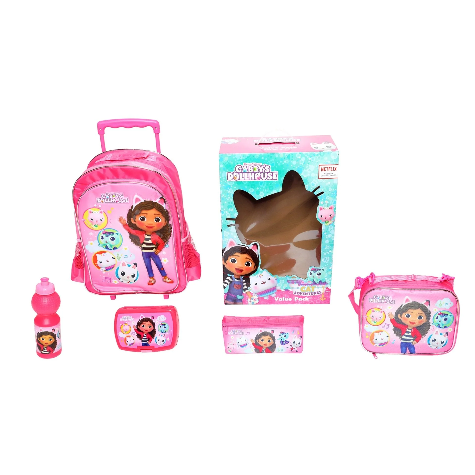 Gabby's Dollhouse 5 In 1 Trolley Bag 16-Inch FKVPT16-406 - Image 3