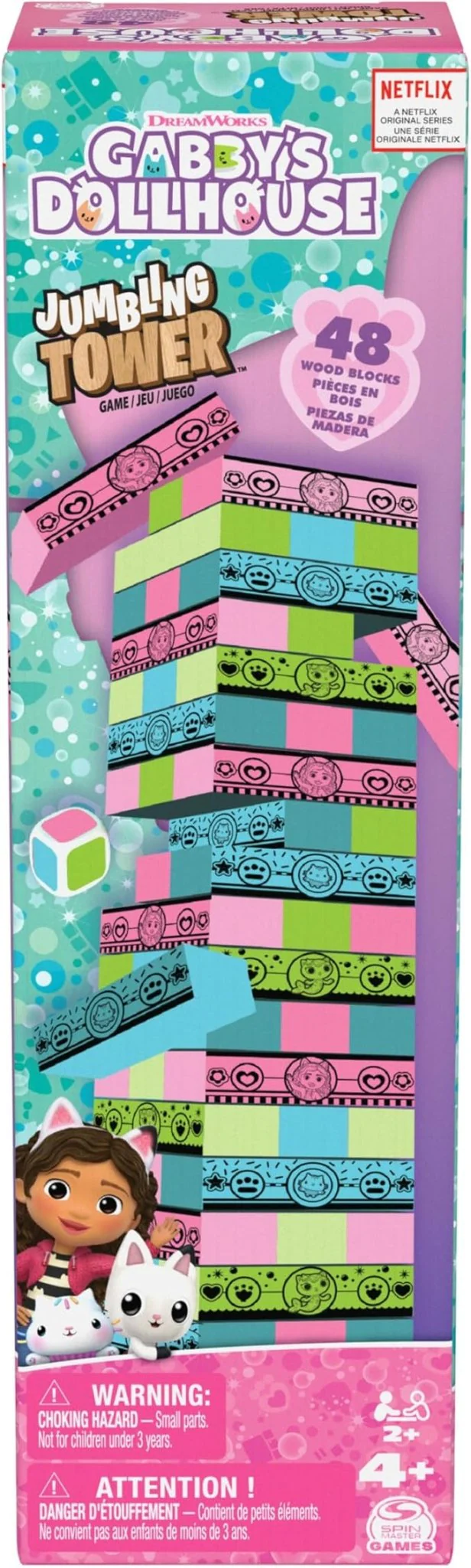 Gabby's Dollhouse Jumbling Tower Game 6066778 - Image 5