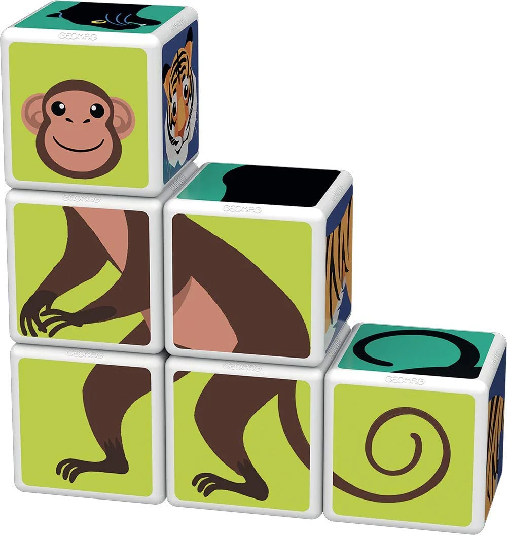 Geomag Magicube Jungle Animals 00145 - Image 2