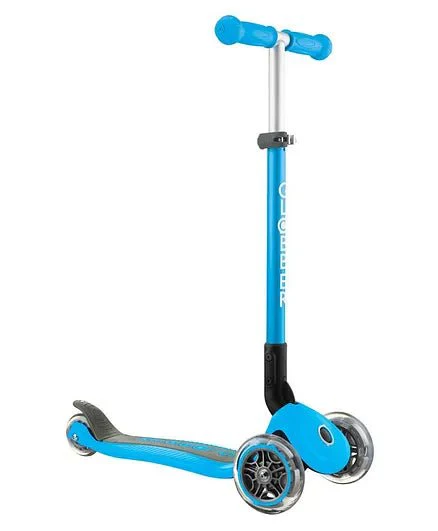 Globber Elite Lights Scooter - Blue/Green 439-600-2