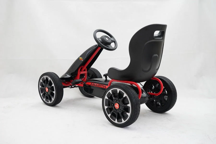 Go Cart Abarth Pedal Car Black LB-9388A/PB9388A - Image 2