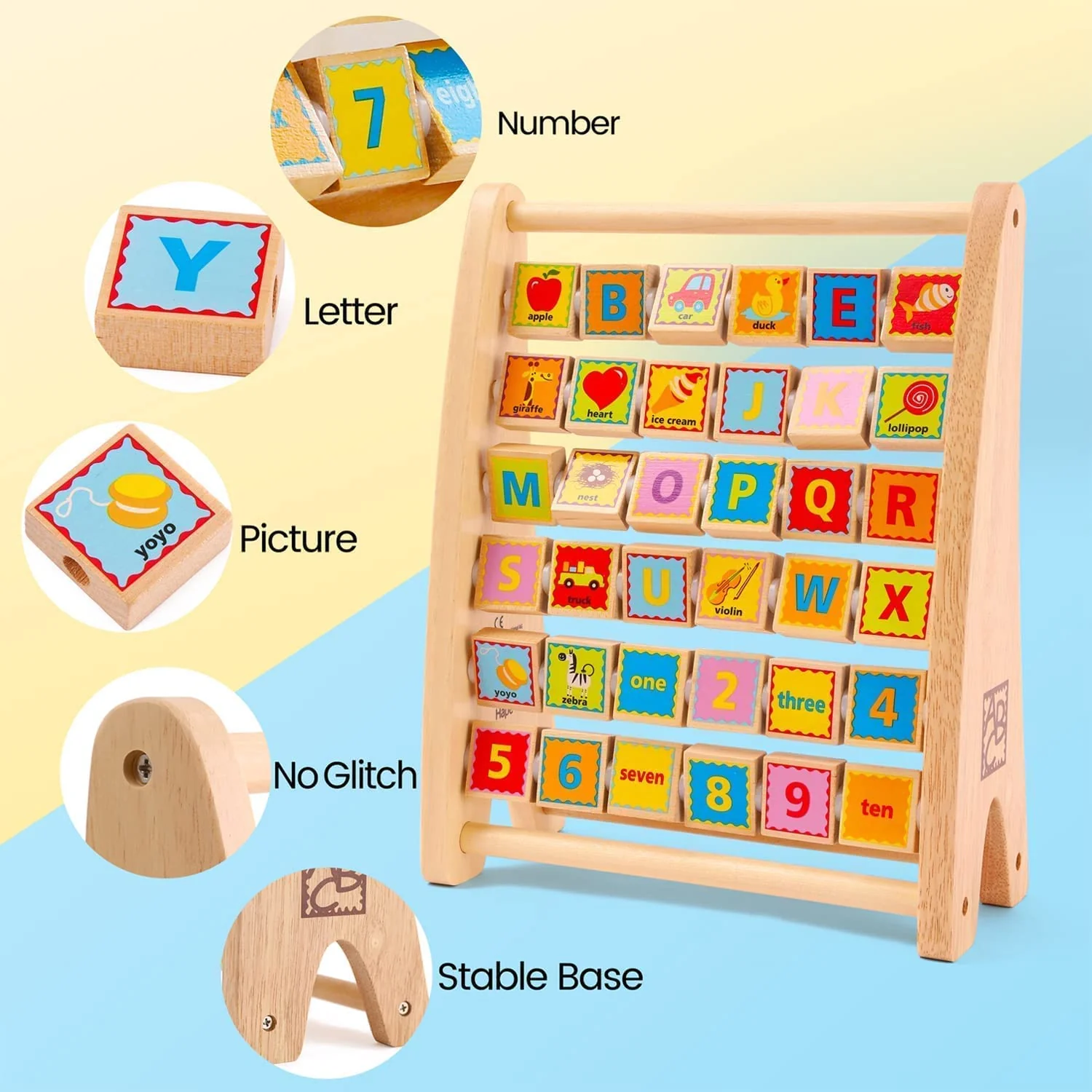 Hape Alphabet Abacus E1002 - Image 3