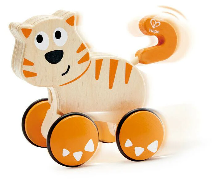 Hape Dante Push And Go Wooden Pull Along Toy - Image 2