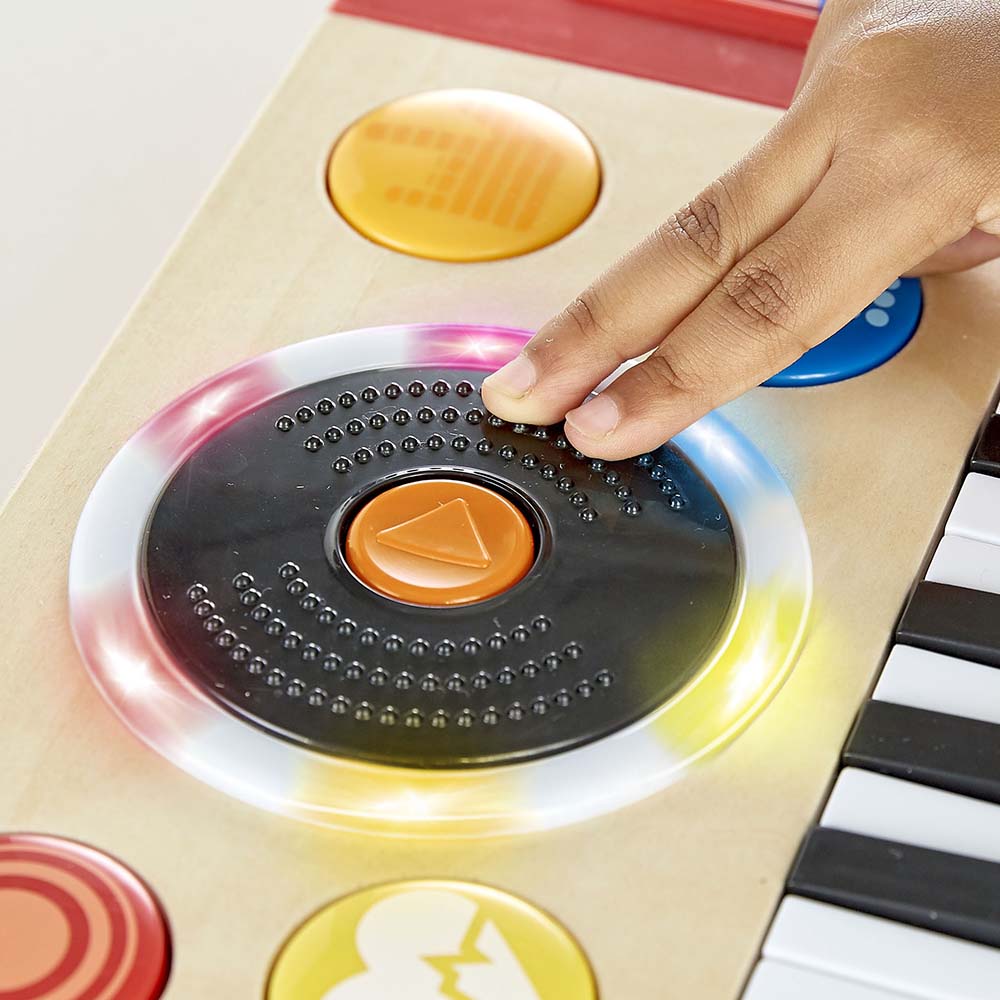 Hape DJ Mix & Spin Studio With Light and Sound Playset - Image 3