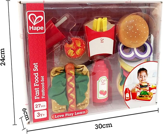 Hape Fast Food Set E3160 - Image 3