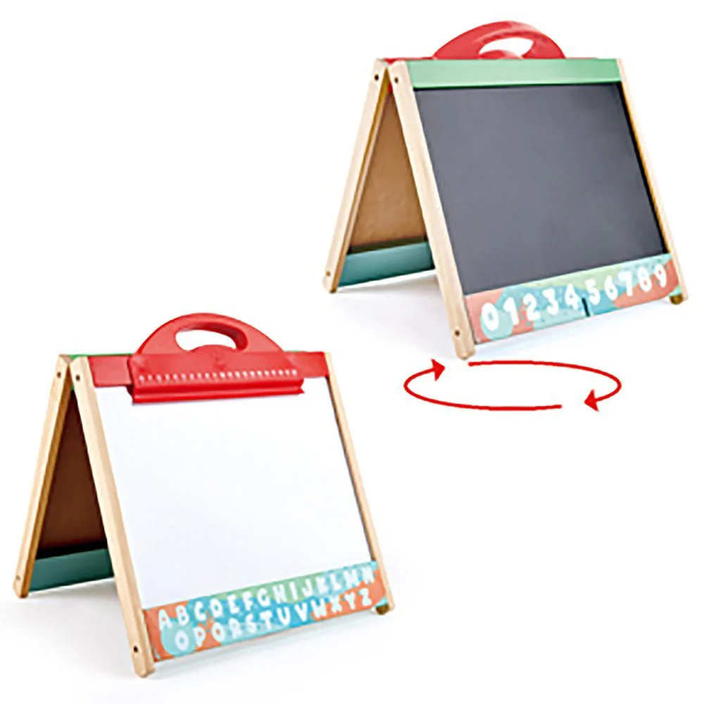 Hape - Foldable Double-side Tabletop Store & Go Easel E1062 - Image 3