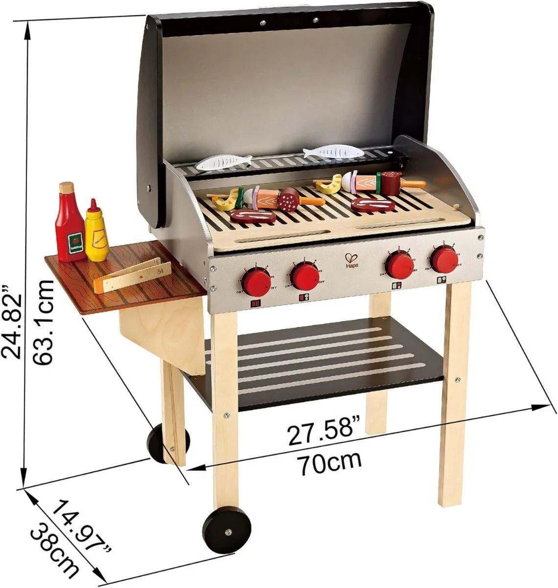 Hape Gourmet Grill with Food E3127
